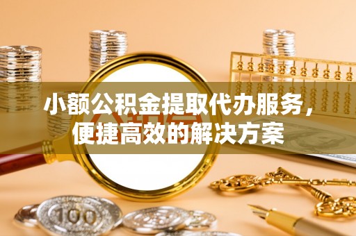 嘉兴小额公积金提取代办服务，便捷高效的解决方案