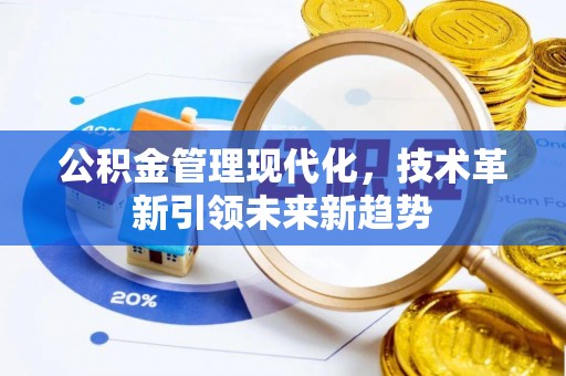 嘉兴公积金管理现代化，技术革新引领未来新趋势