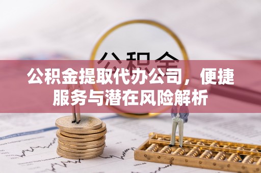 嘉兴公积金提取代办公司，便捷服务与潜在风险解析