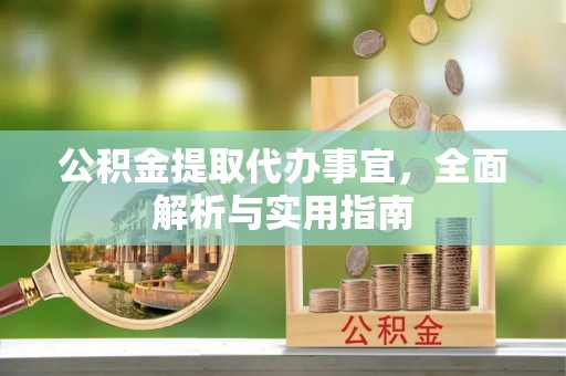 嘉兴公积金提取代办事宜，全面解析与实用指南