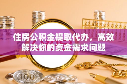 嘉兴住房公积金提取代办，高效解决你的资金需求问题