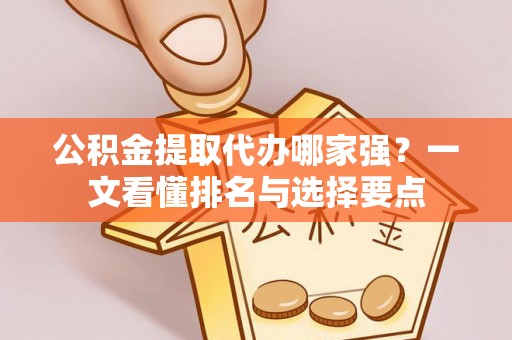 嘉兴公积金提取代办哪家强？一文看懂排名与选择要点