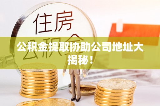 嘉兴公积金提取协助公司地址大揭秘！