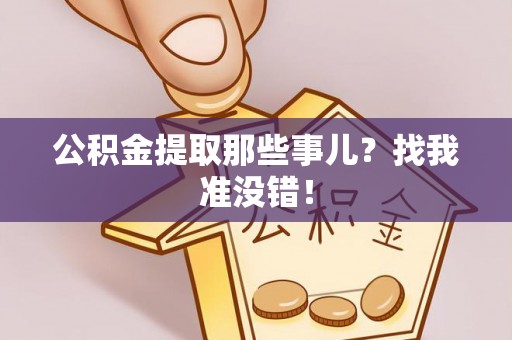 嘉兴公积金提取那些事儿？找我准没错！