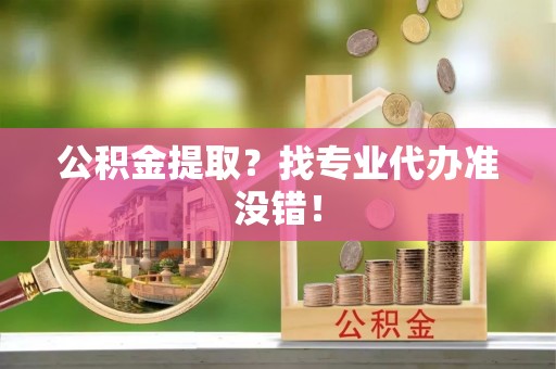 嘉兴公积金提取？找专业代办准没错！