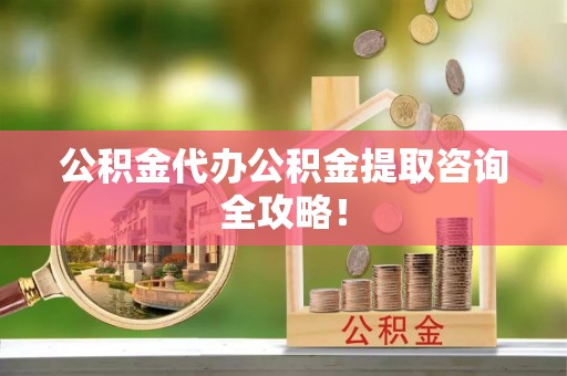 嘉兴公积金代办公积金提取咨询全攻略！