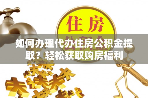 嘉兴如何办理代办住房公积金提取？轻松获取购房福利