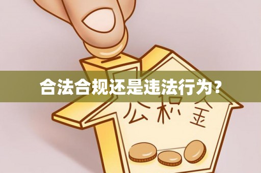 嘉兴合法合规还是违法行为？