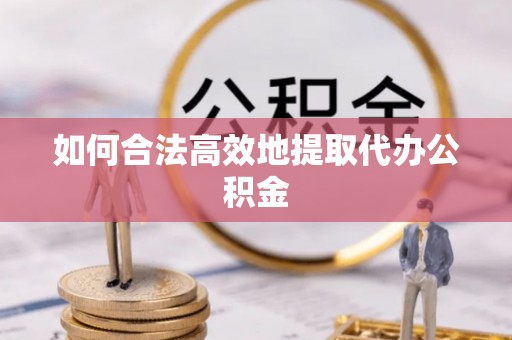 嘉兴如何合法高效地提取代办公积金